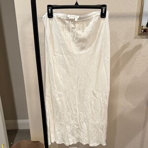 Anthropologie ivory Maxi Skirt